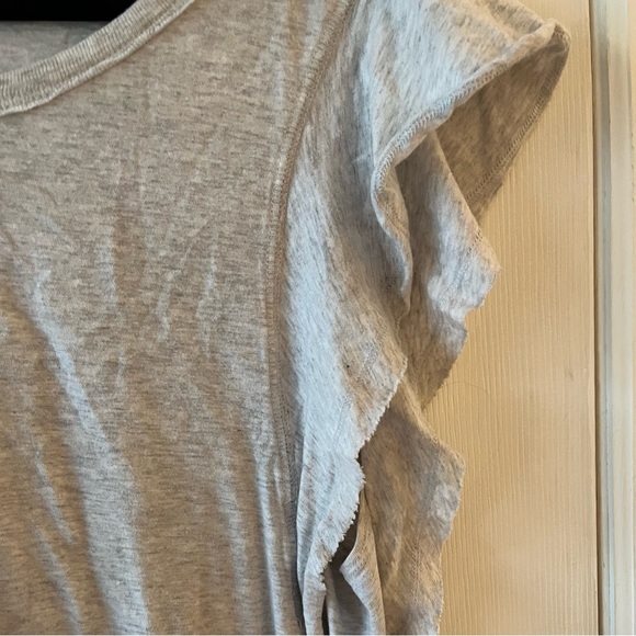 Aerie cropped flutter sleeve top - Picture 2 of 4